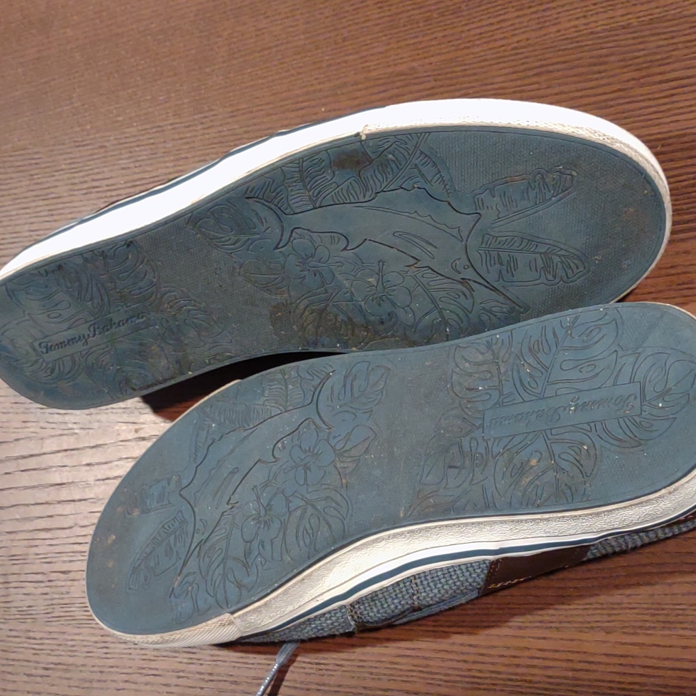 Tommy Bahama stripes asunder men’s boat shoe blue chambray size 11.5 - Picture 7 of 8